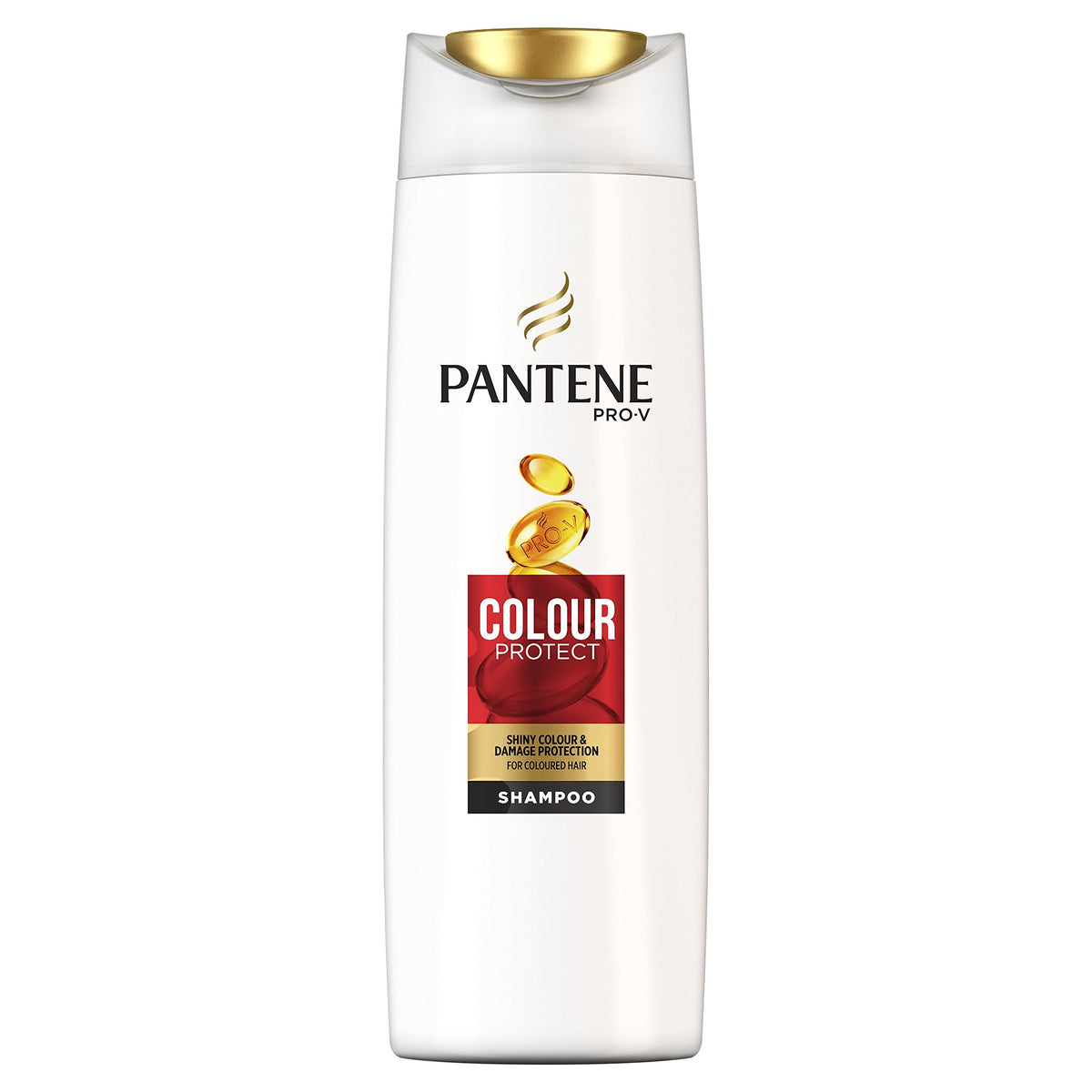 Pantene on bathroom shelf in lifestyle scene promoting daily routine