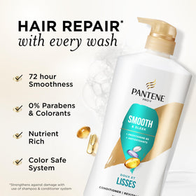 Pantene conditioner pump close-up for easy dispensing and convenience