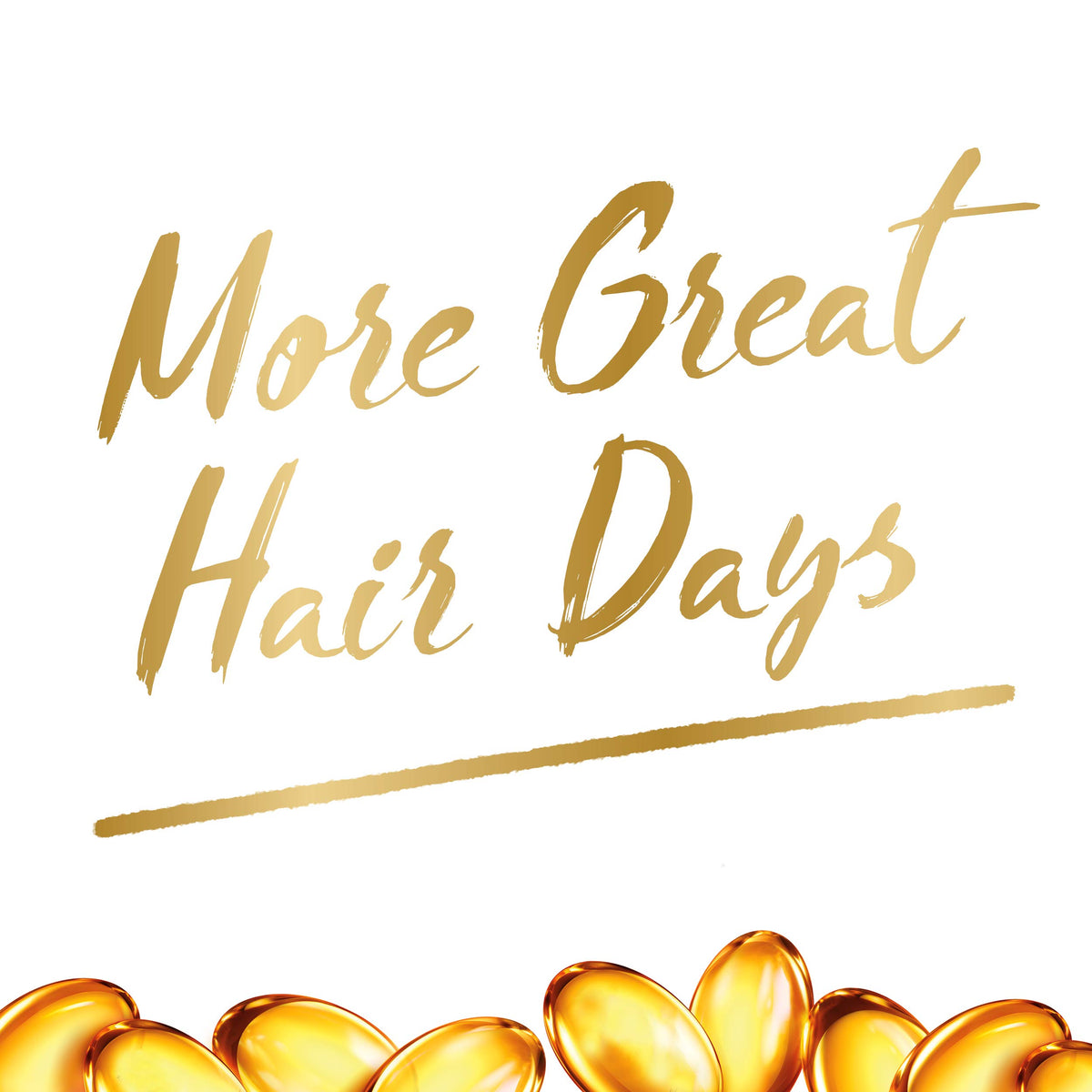Rinsed hair after Pantene conditioner showing smooth, shiny finish