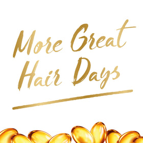 Rinsed hair after Pantene conditioner showing smooth, shiny finish
