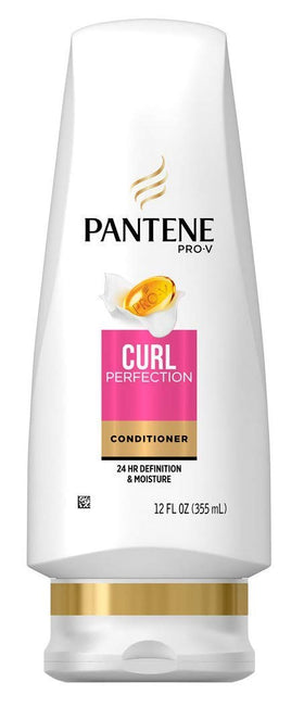 Pantene bottle held in hand to show 12 fl oz scale and convenience benefit