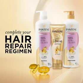 Floral scent concept for Pantene illustrating a lightweight fresh fragrance