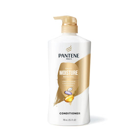 Pantene front packaging showing product and hydration promise