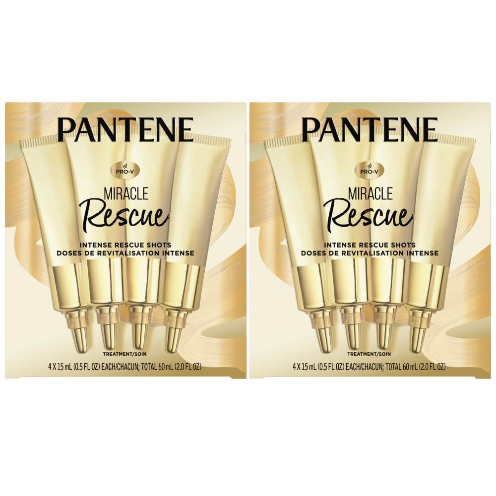 Pantene front packaging showing twin pack and intensive repair benefit