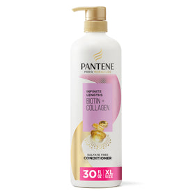 Pantene front packaging showing product and benefits for stronger hair
