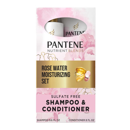 Pantene front packaging showing dual pack and benefits
