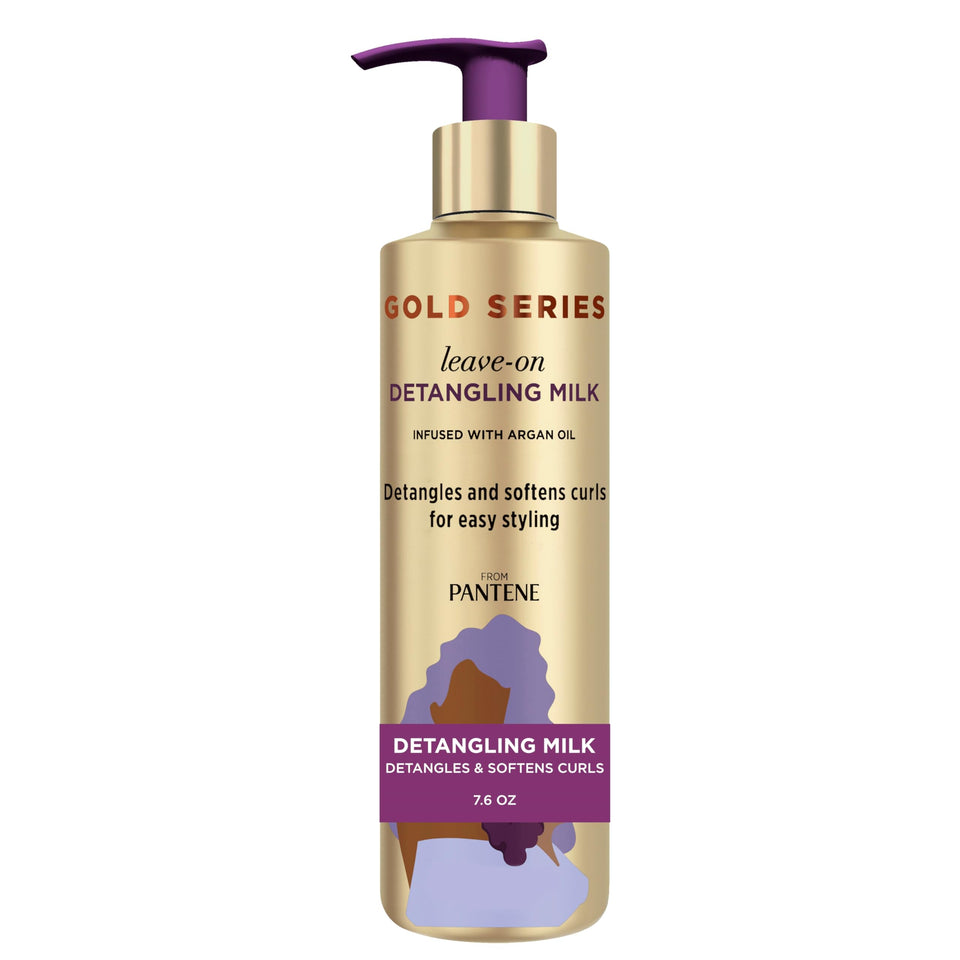 Pantene Gold Series front bottle showing label and size for easy identification and trust