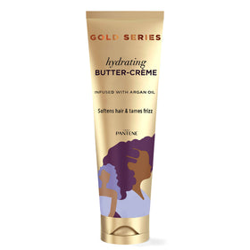 Pantene Gold Series front packaging showing 6.8 oz tube and branding for hydration benefit