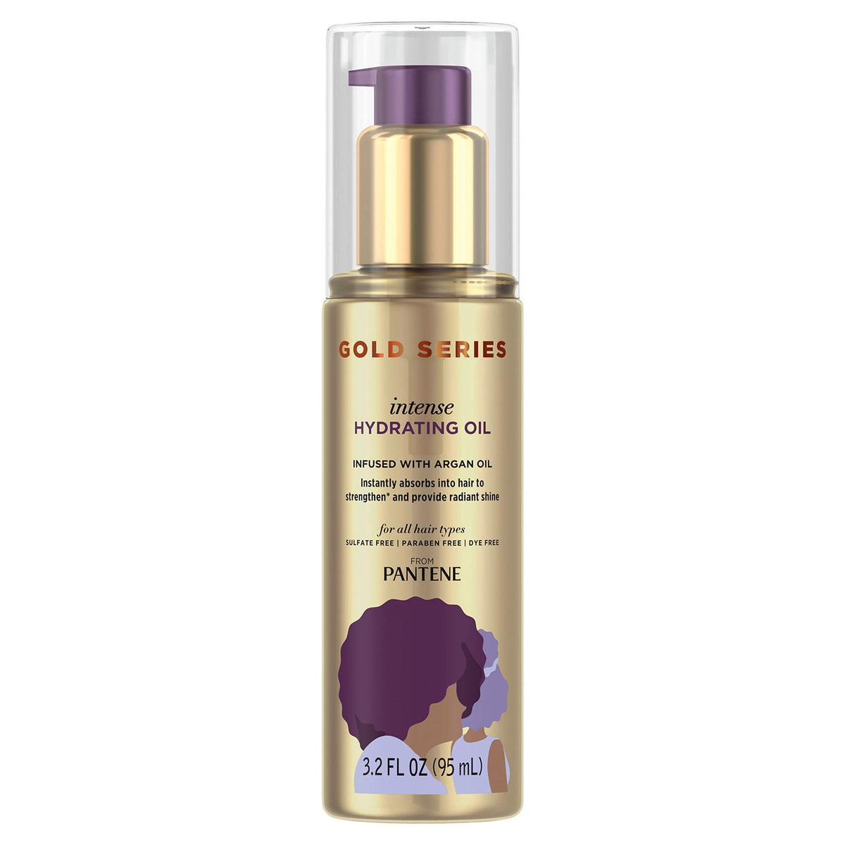 Pantene Gold Series front packaging showing bottle and label, brand clarity and confidence