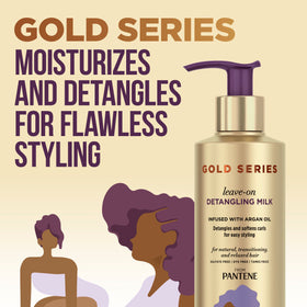 Pantene Gold Series pump closeup demonstrating user-friendly dispenser and controlled dosing