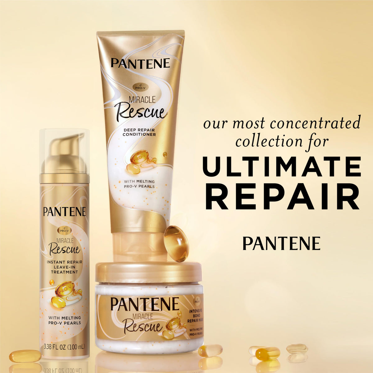Pantene in-shower application on wet hair for quick deep conditioning