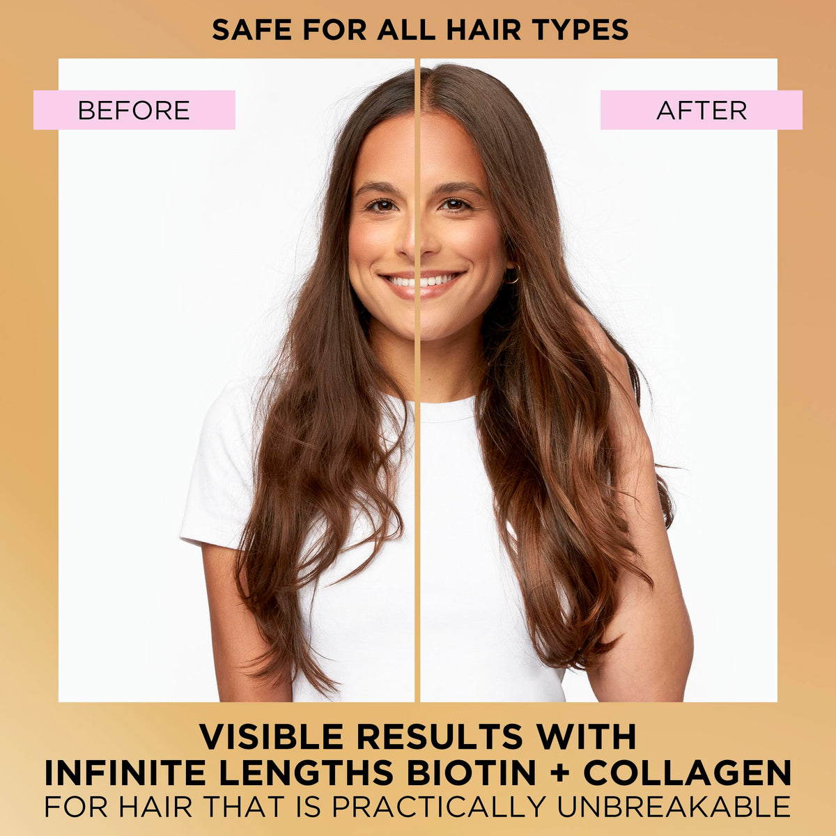 Pantene conditioner texture being pumped showing creamy lightweight formula