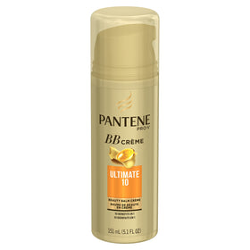 Pantene on bathroom counter in lifestyle scene, everyday routine benefit
