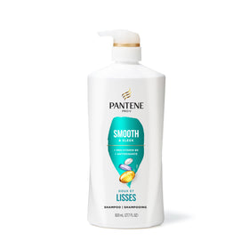 Pantene on bathroom shelf styled for daily routine and visual appeal