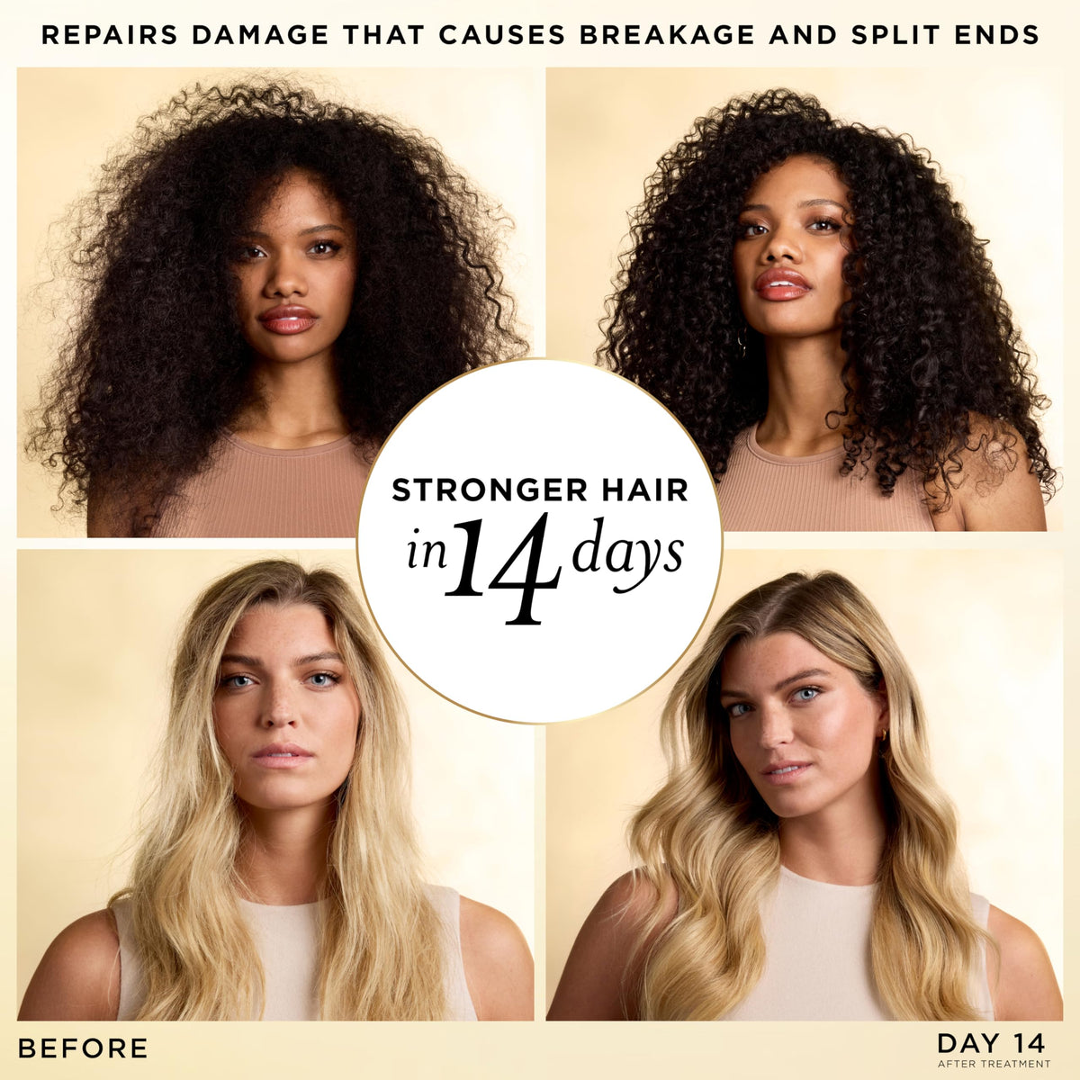 Pantene being misted onto wet hair demonstrating easy use and quick absorption