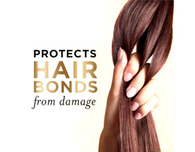 Pantene before and after hair comparison indicating improved softness