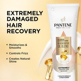 Pantene conditioner texture dispensed to show lightweight creamy formula benefit