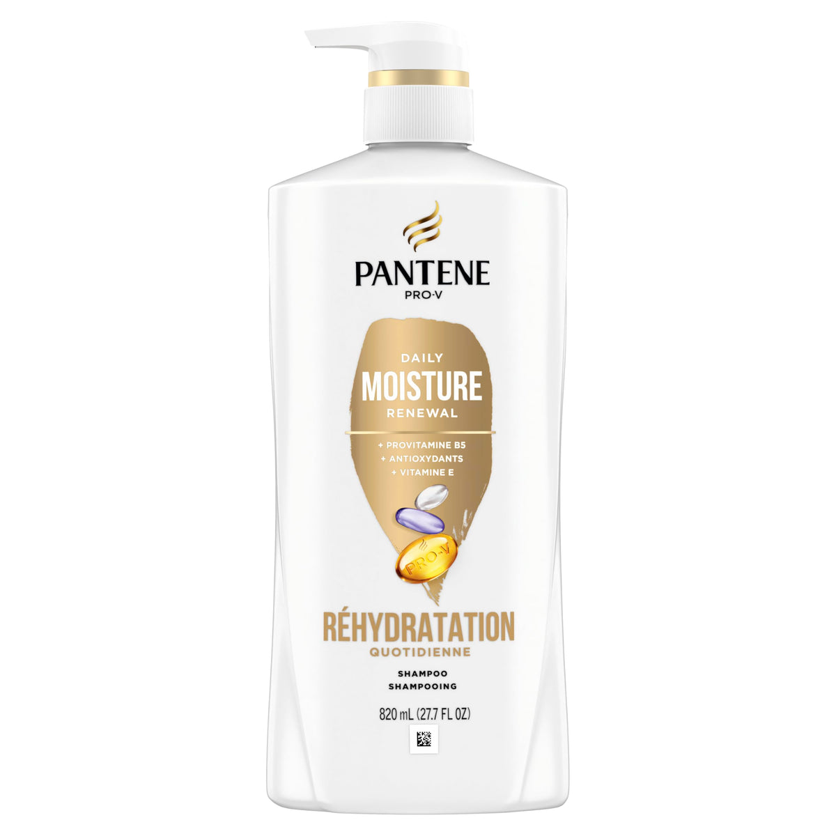 Pantene foam lather on scalp showing gentle cleansing benefit
