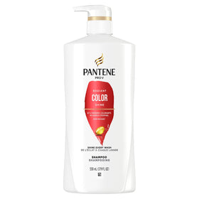 Pantene back label close-up showing ingredients and usage directions for clarity