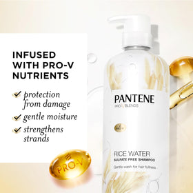 Pantene jumbo pump bottle highlighting 30 oz value for long use