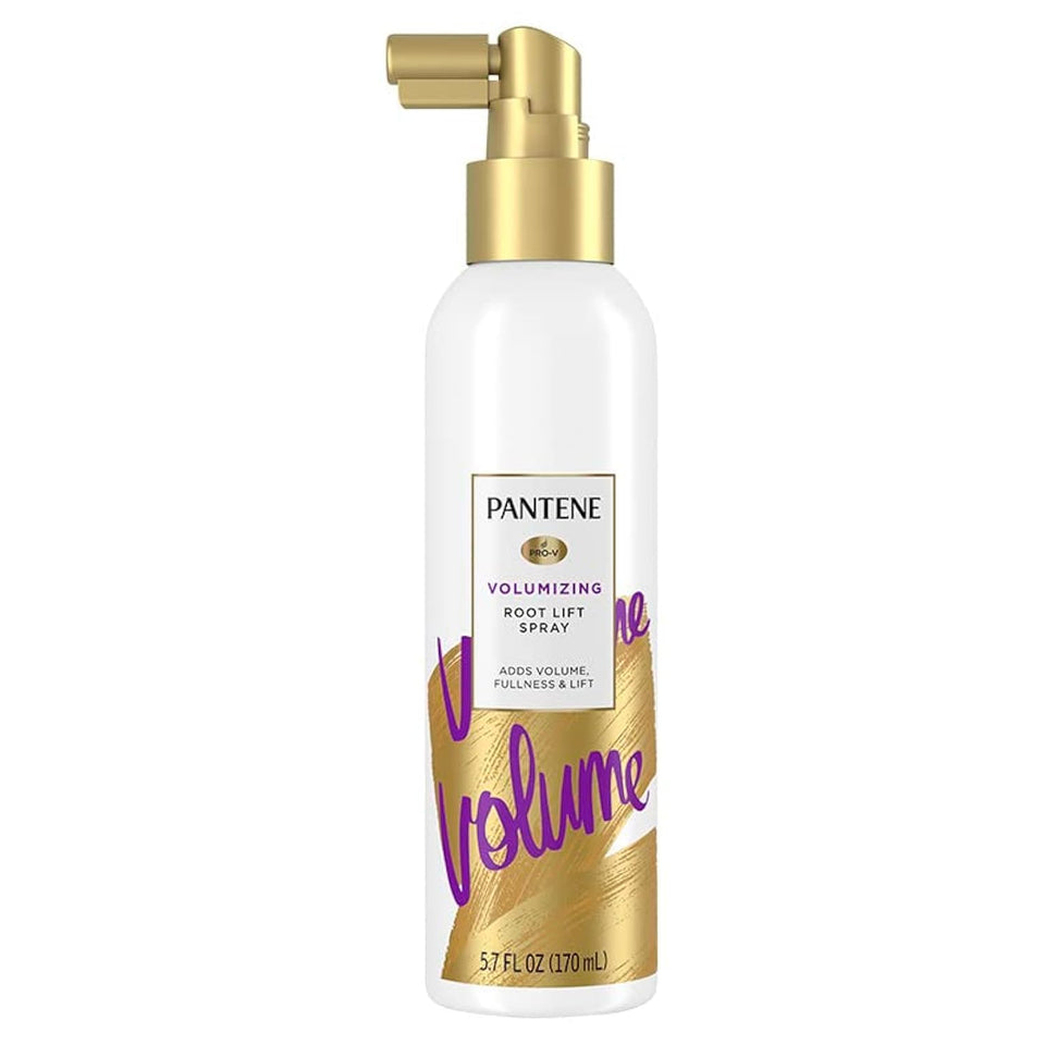 Pantene root lift spray front view showing label and volume benefit