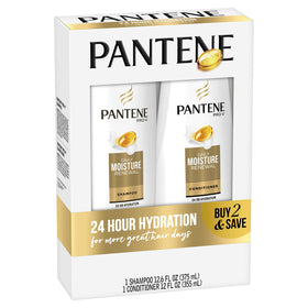 Pantene shampoo pump dispensing gentle lather for easy cleansing