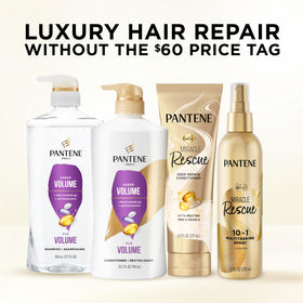 Pantene in-shower use demonstrating gentle scalp massage benefit
