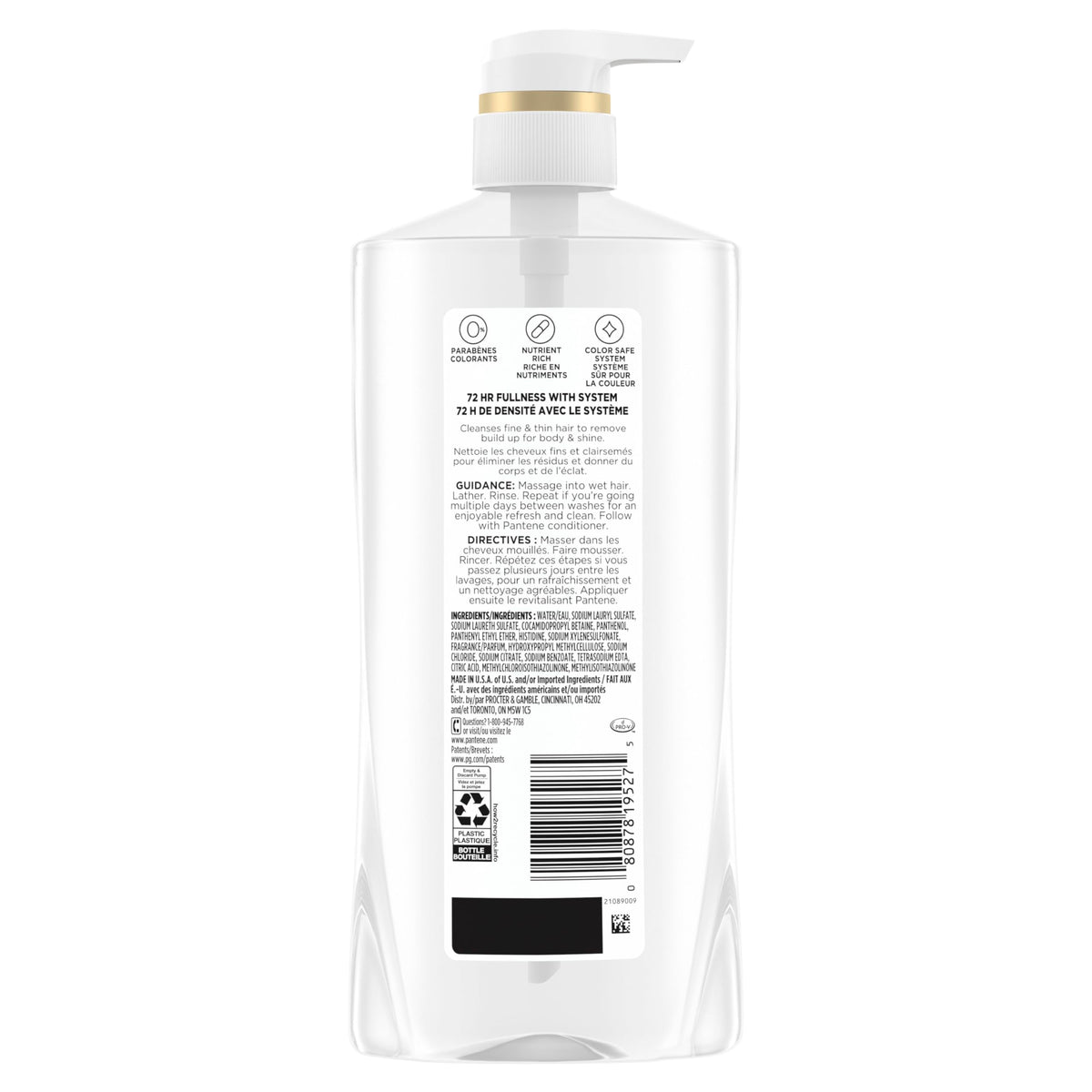Pantene styled hair lifestyle image showing fuller-looking body