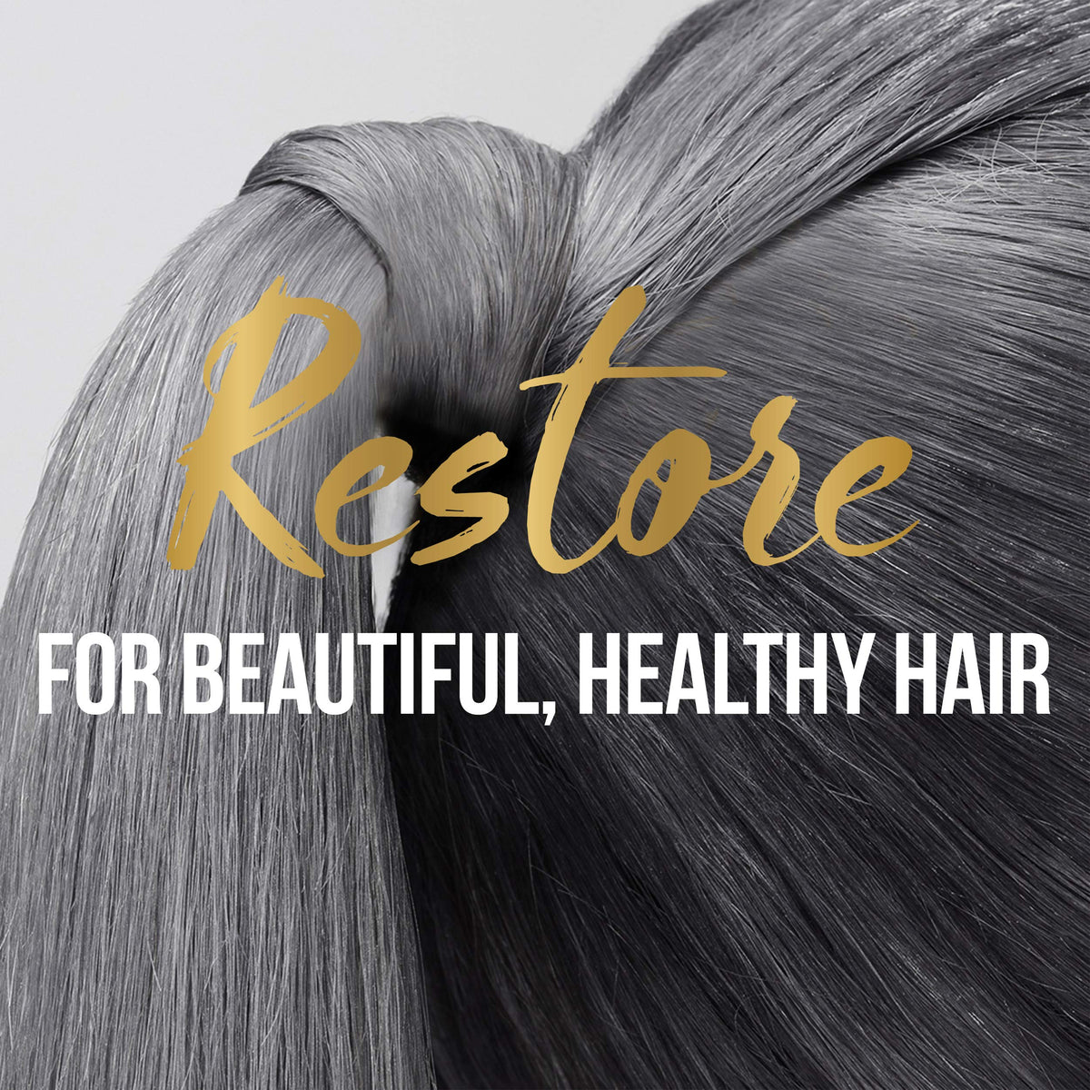 Pantene styled hair showing glossy shine and frizz control benefit