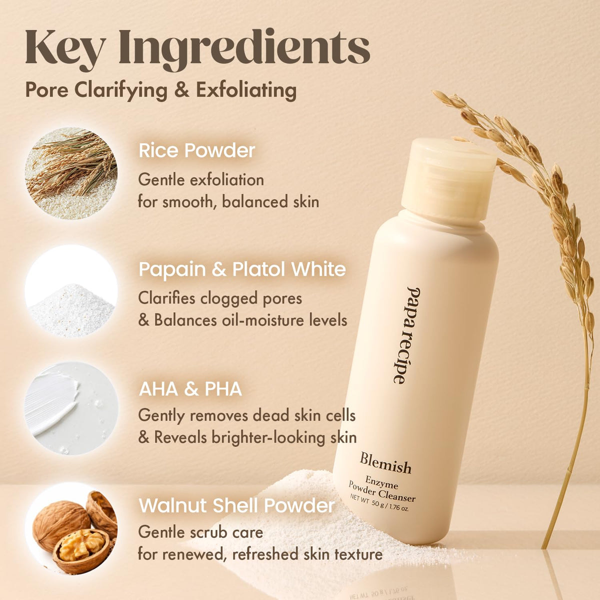 Papa Recipe creamy foam in hand demonstrating gentle lather benefit
