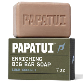 PAPATUI front packaging 7oz bar showing branding and scent benefit