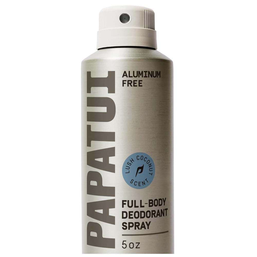 PAPATUI front packaging showing clean coconut scent and benefit of full-body freshness