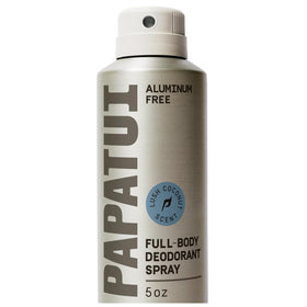 PAPATUI front packaging showing clean coconut scent and benefit of full-body freshness