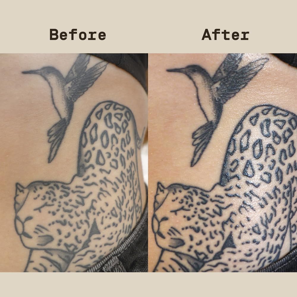 PAPATUI used on a full sleeve to enhance contrast and revive ink depth