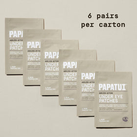 PAPATUI ingredient label close-up showing active hydrating components