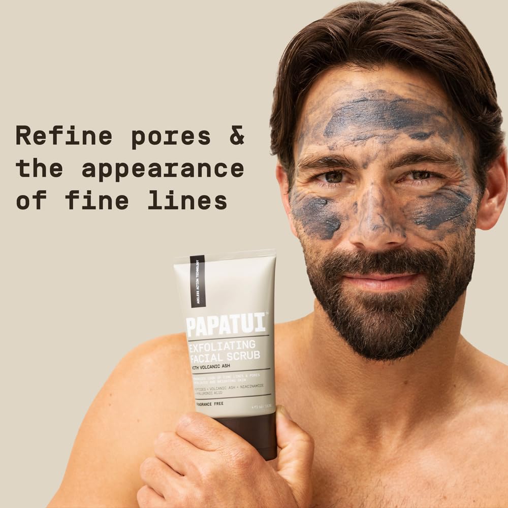 PAPATUI scrub dispensed on hand showing smooth application and ease