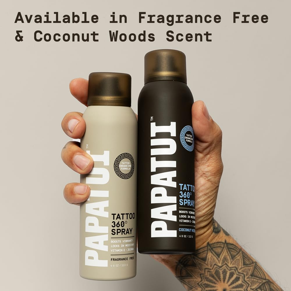 PAPATUI 4oz bottle beside a coin for size comparison and portable convenience