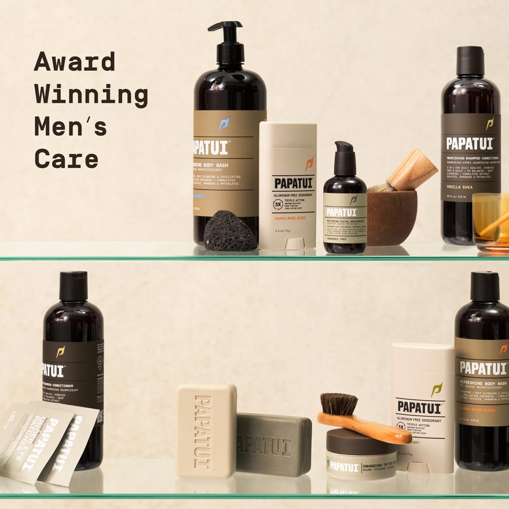 papatui styling on bathroom shelf showing everyday routine compatibility