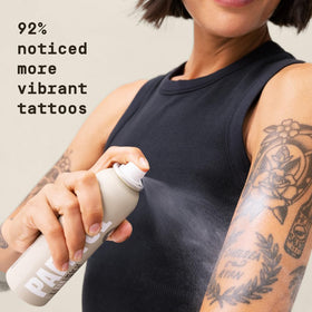 PAPATUI mist on skin showing fine texture and fast absorption benefit