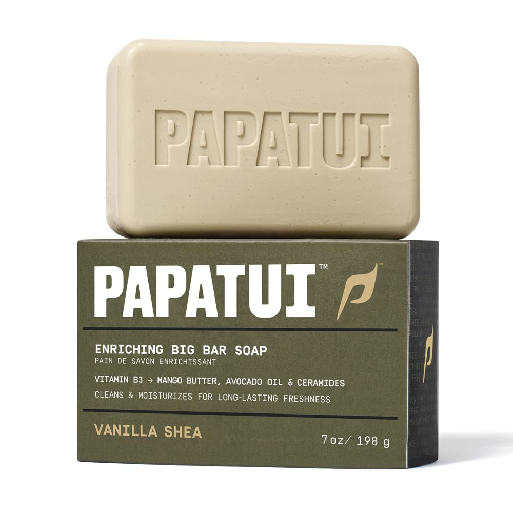 PAPATUI soap inside travel kit suggesting portability and gym-ready benefit