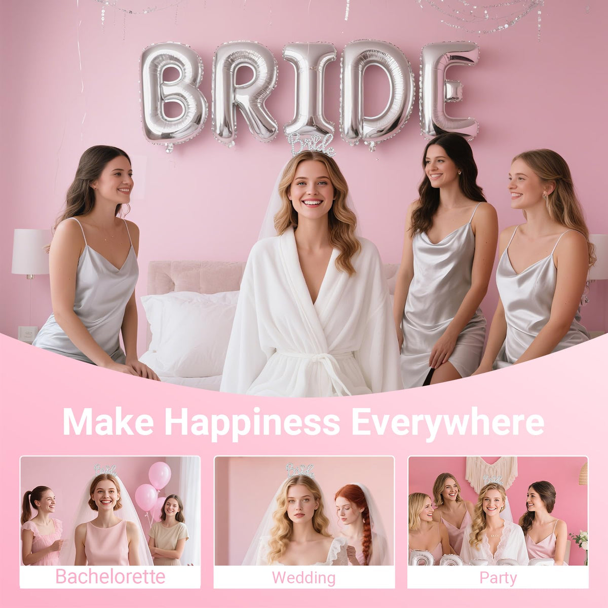 Papoopy lifestyle bachelorette setting showing celebratory use and photo-ready sparkle
