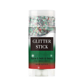 PAQIMAN glitter stick front packaging shows neon shades and portability benefit