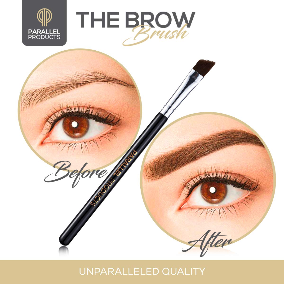 PARALLEL PRODUCTS two brushes arranged side-by-side showing backup and versatility benefit