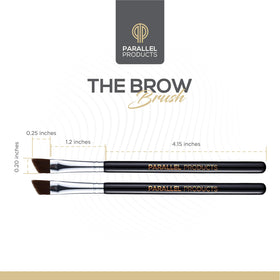 PARALLEL PRODUCTS brush stored in case in a vanity setting showing tidy storage benefit