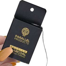 PARALLEL PRODUCTS string being used on a client to create precise brow guides