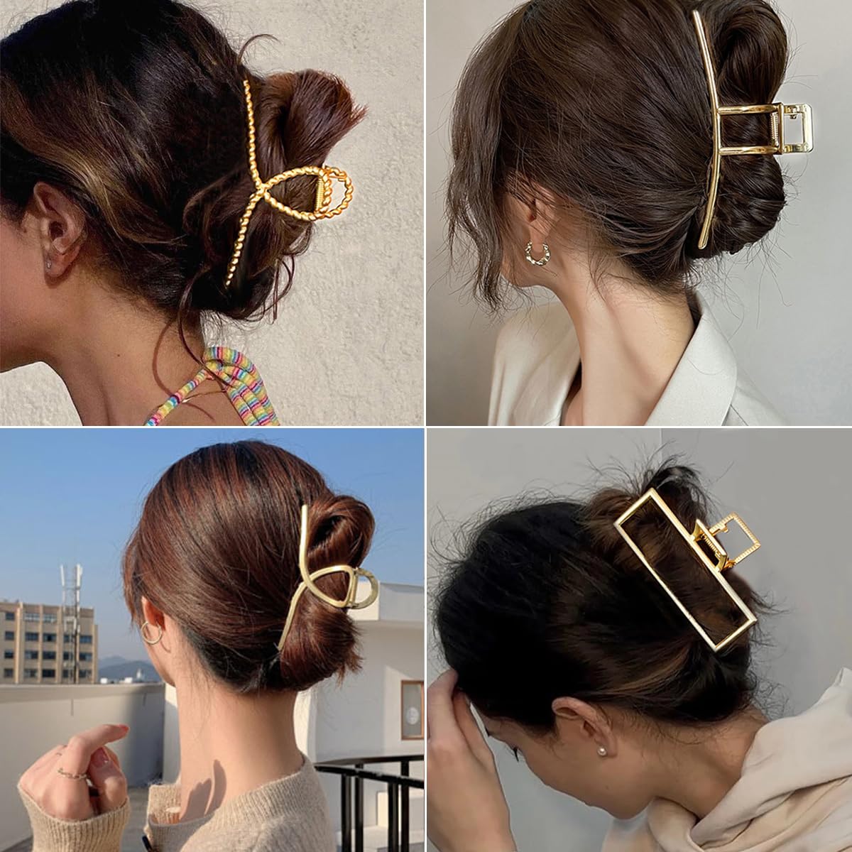 Parcce clip holding thick curly hair, secure hold for busy days