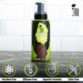 Pardon My Fro ingredient label close-up highlighting jojoba and aloe