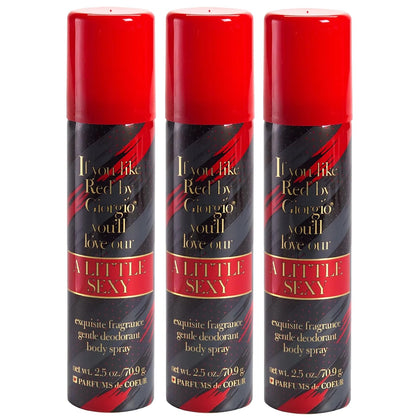 Parfums De Coeur front packaging view showing compact 2.5oz spray and portable convenience