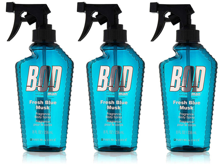 Parfums De Coeur BOD Man front packaging showing fresh blue musk and benefit