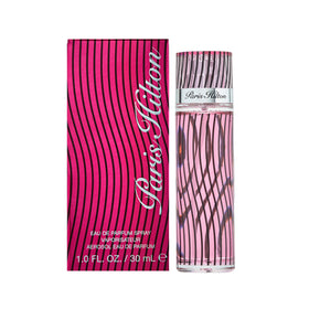 Paris Hilton perfume front bottle view showing feminine packaging and easy-to-carry size